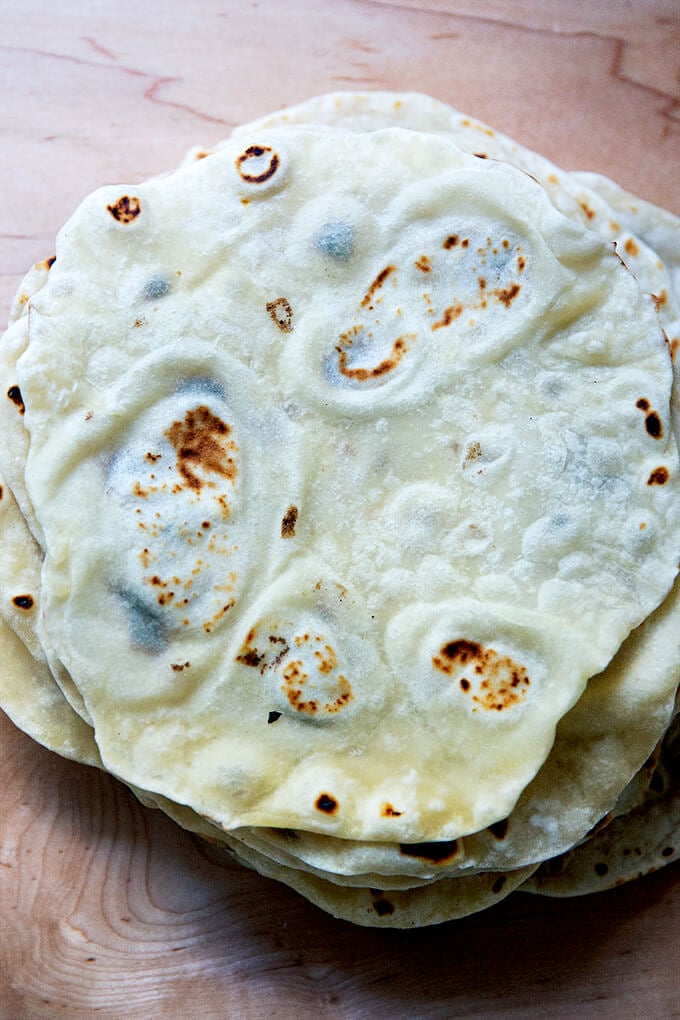 Sourdough Flour Tortillas (with discard or not)