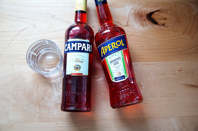 Campari + Aperol.