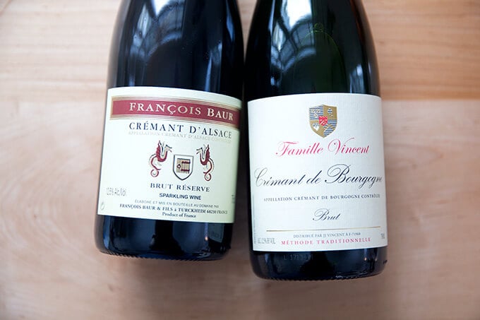 Two bottles of Cremant.