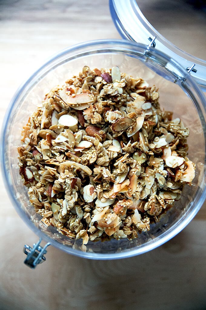 Granola express a la poêle - Clemfoodie