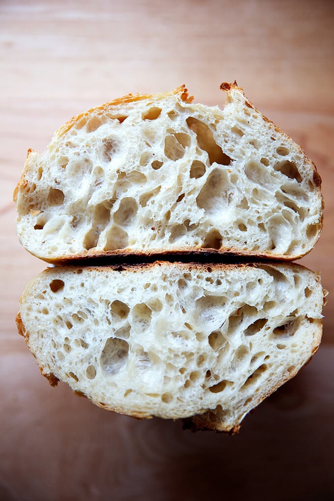 Fluffy Dutch Oven Sourdough Bread (+ Photo Tutorial)