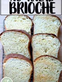 Homemade brioche loaf.