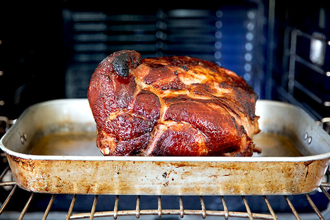 Simple Baked Ham With Brown Sugar Glaze Alexandras Kitchen