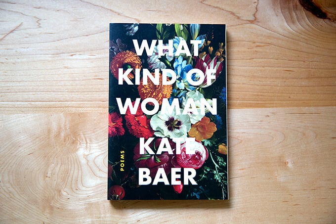 What Kind of Woman book on the counter top.