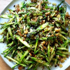 Raw Asparagus Salad with Walnuts &amp; Parmesan-image