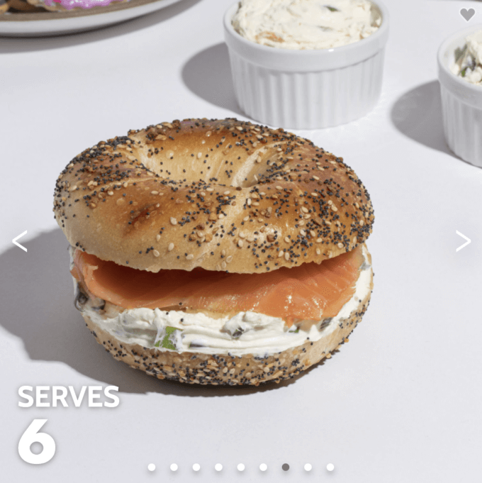 GoldBelly Bagel & Lox. 