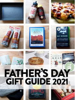 A montage of Father's Day gift idea photos.