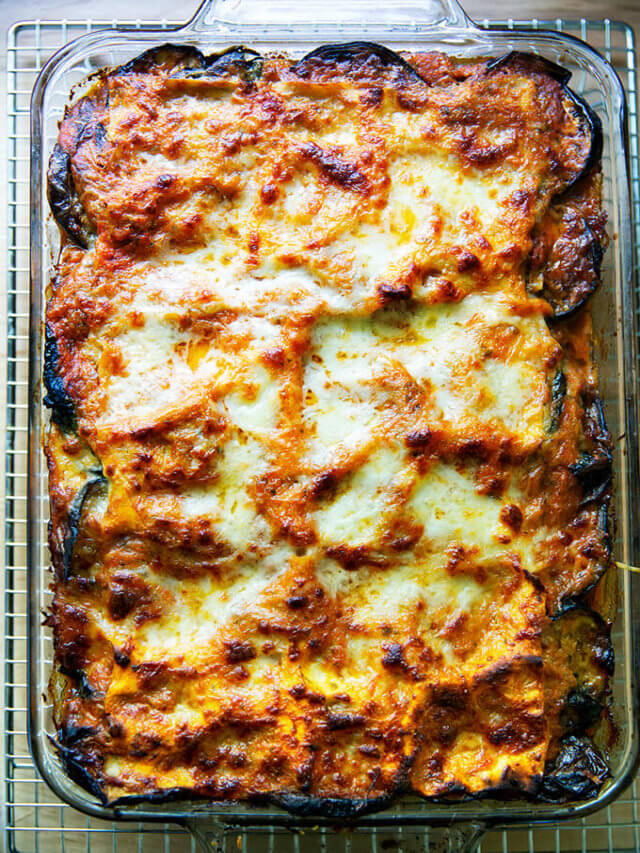 Roasted Eggplant Lasagna - Alexandra's Kitchen