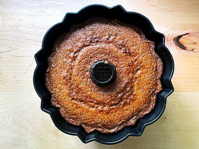 Applesauce Cranberry Bundt Cake For Autumn - Cooking in Stilettos