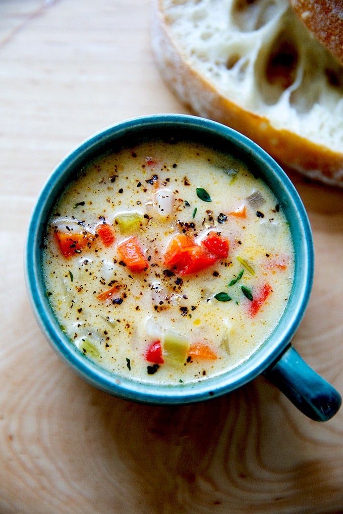 Potato Soup Thermos Lunch