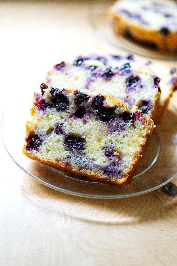 One Bowl Lemon Blueberry Quick Bread