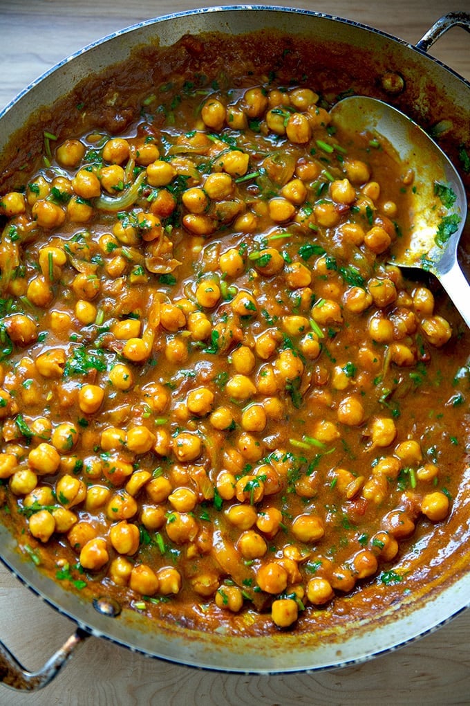 One-Pot Curried Chickpeas | Alexandra's Kitchen