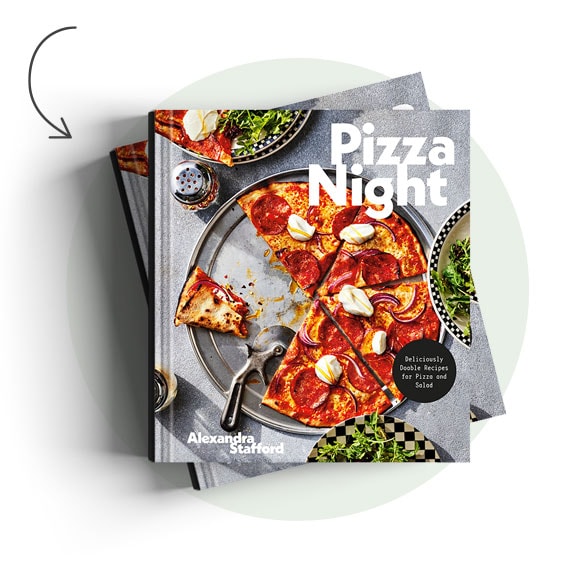Pizza Night cookbook cover mockup