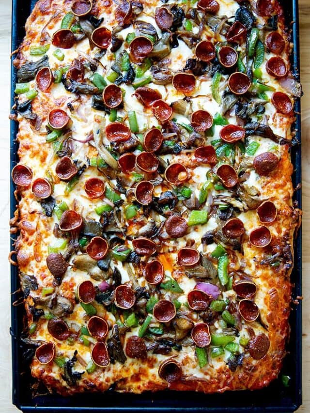 Sicilian Style Pizza Recipe - Alexandra's Kitchen