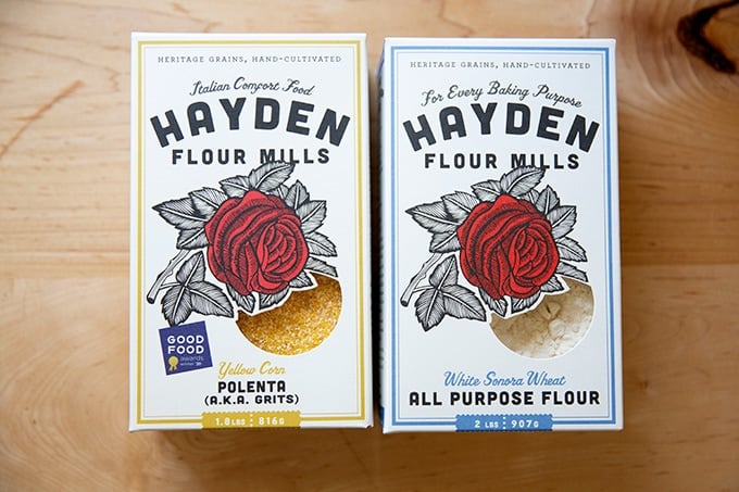 Hayden Flour Mills flour and polenta.