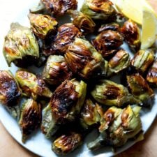 Super-Easy, Pan-Roasted Baby Artichokes