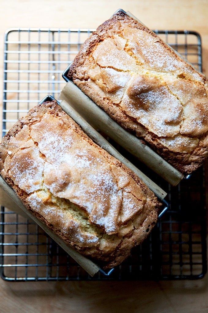 Mini Loaves of pound cake.