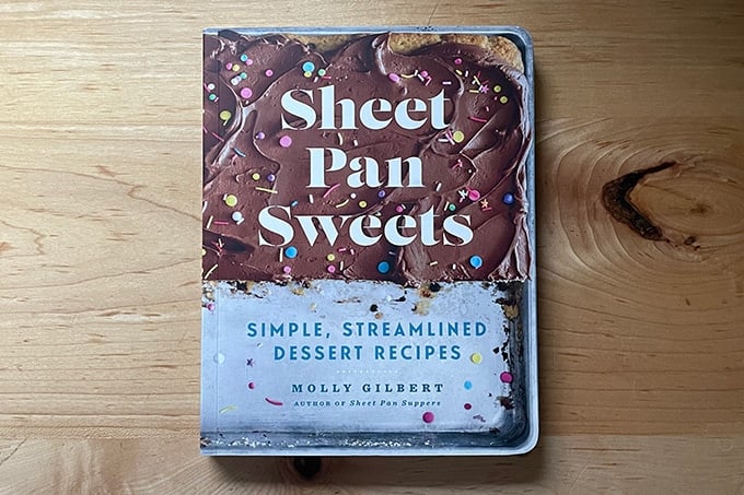 Sheet Pan Sweets cookbook.