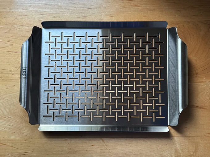 Weber grill tray.
