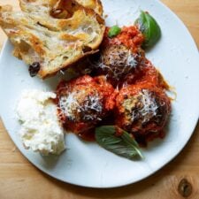 Roasted Eggplant Meatballs